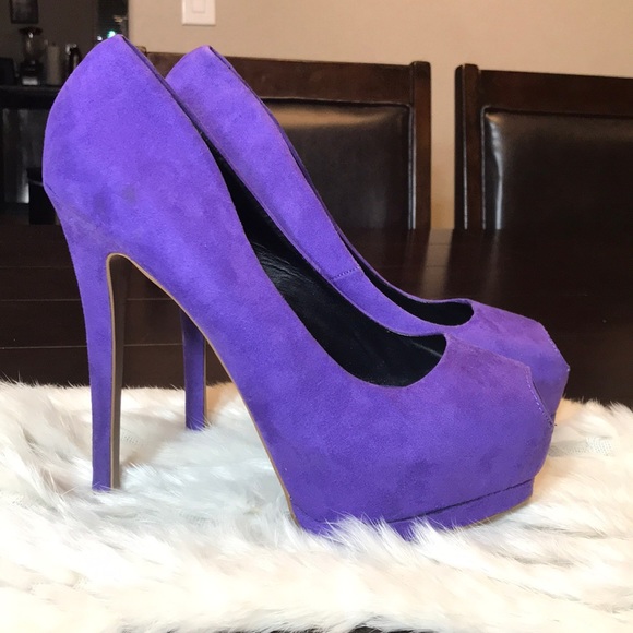 Purple Heels. Size 7.5. - Picture 5 of 8